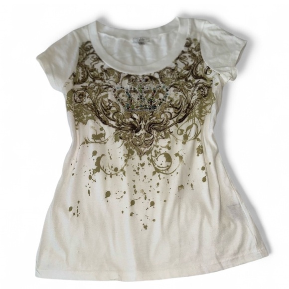 embellished Cache rhinestone crown queen princess size Medium - Picture 1 of 5